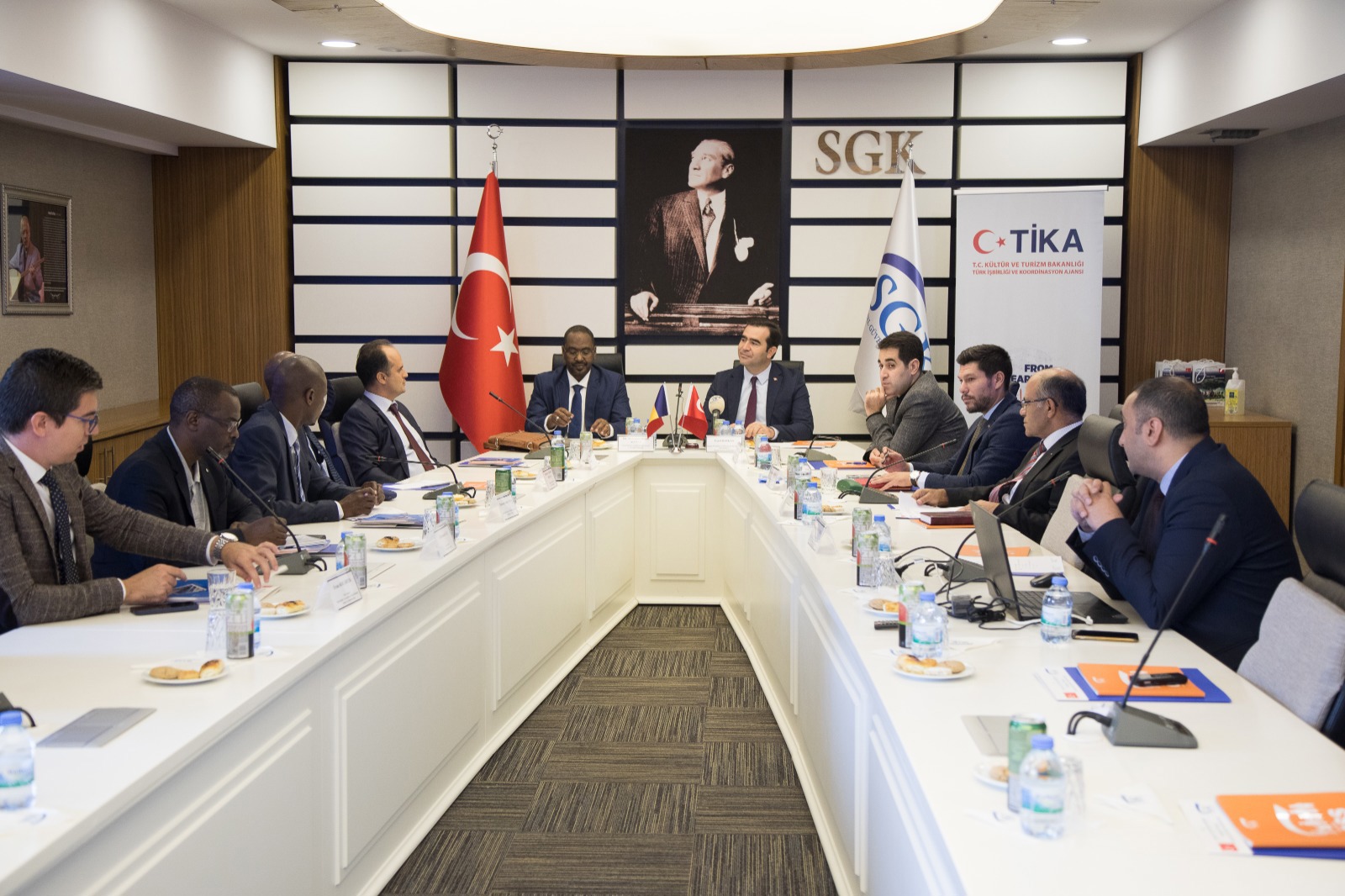 Çad heyeti SGK’yı ziyaret etti